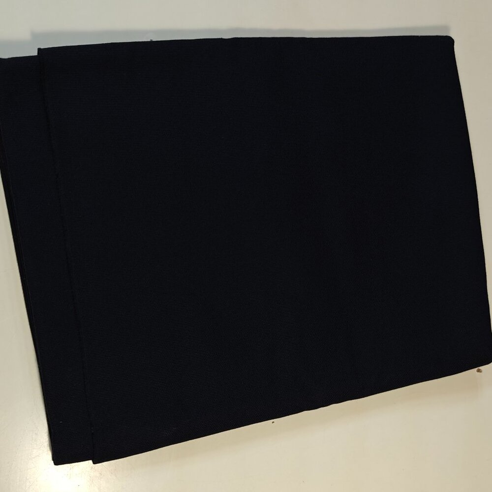 Black Cotton Twill Robert Kaufman Big Sur Canvas Medium Weight - 3/4 Yard